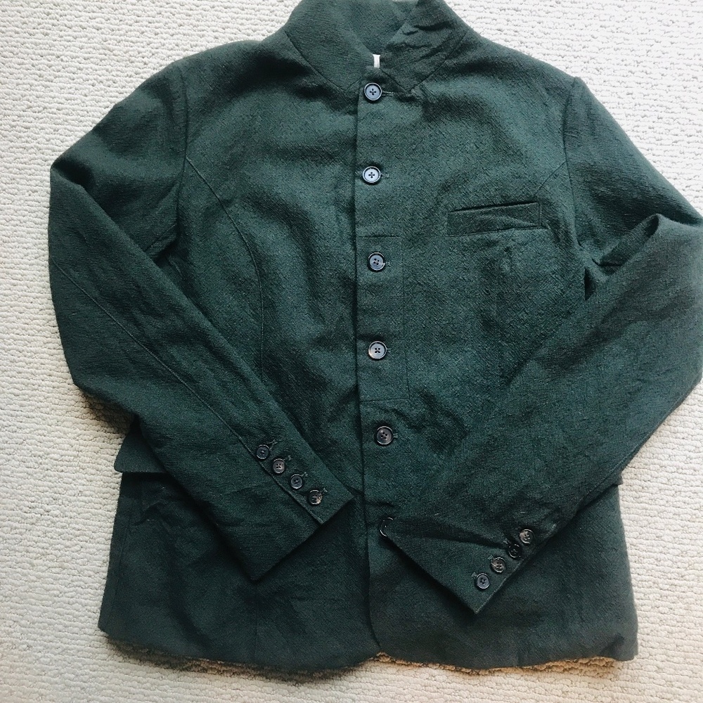 Aleksandr Manamis Green Wool Jacket NWOT